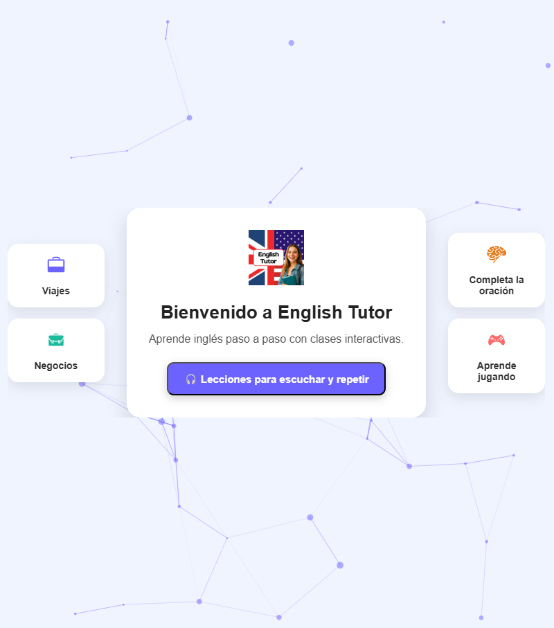 Lecciones de viajes en la app de inglés